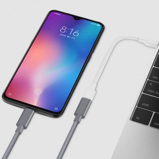Xiaomi Star Card Type-C Extension Cable 20cm Deep Space Gray